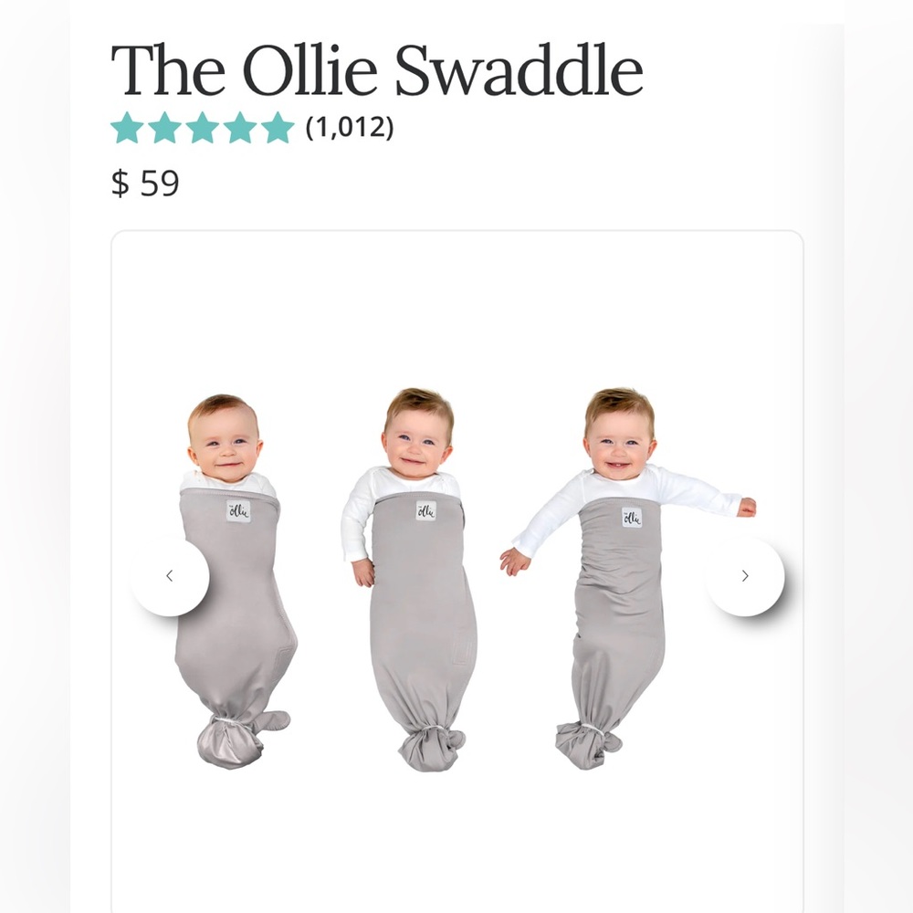 Gray Ollie Swaddle *Like New*